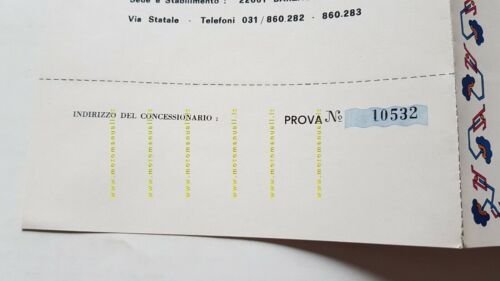 Fantic Motor Fantichino 50 1a serie depliant originale ITALIANO brochure