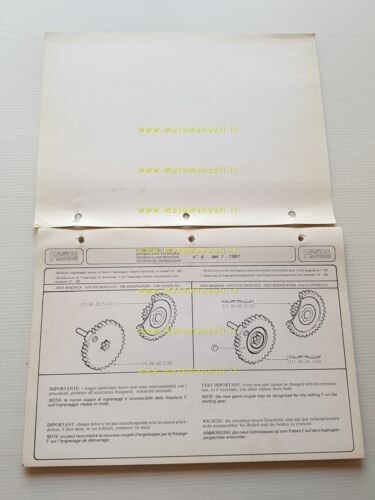 Fantic Motor Issimo 50 Convert 1981 catalogo ricambi originale