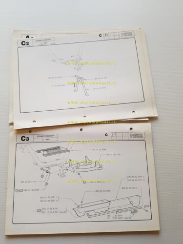 Fantic Motor Issimo 50 Convert 1981 catalogo ricambi originale