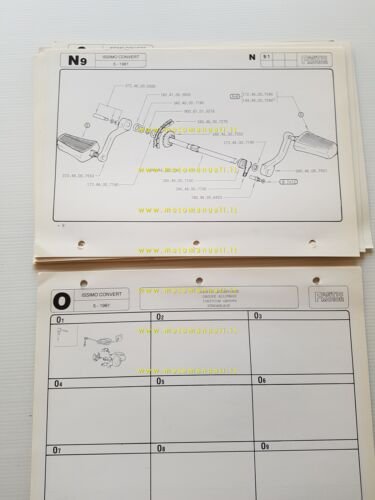 Fantic Motor Issimo 50 Convert 1981 catalogo ricambi originale