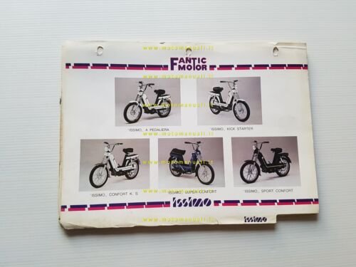 Fantic Motor Issimo 50 modelli 1979-80 catalogo ricambi TELAIO MOTORE …