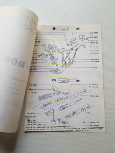 Fantic Motor K-ROO 212 TRIAL AGGIORNAMENTO 1991 catalogo ricambi originale