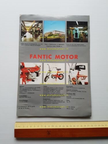 Fantic Motor Lei 50 depliant originale ITALIANO