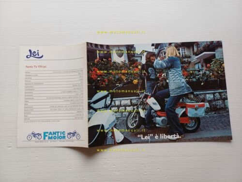 Fantic Motor Lei 50 Tx 170 depliant originale italiano