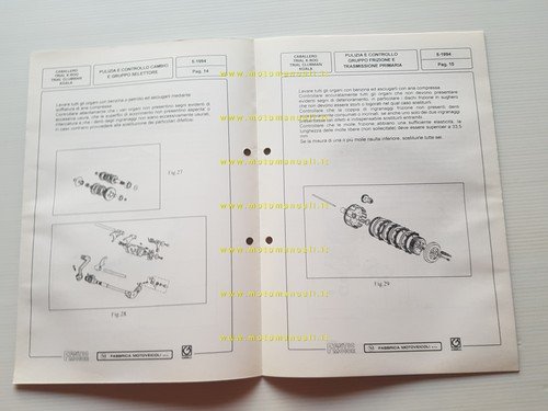Fantic Motor motore 50-75 Koala Caballero K-Roo 1994 manuale officina …