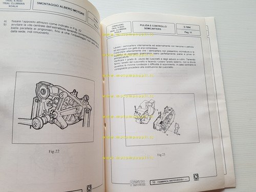 Fantic Motor motore 50-75 Koala Caballero K-Roo 1994 manuale officina …