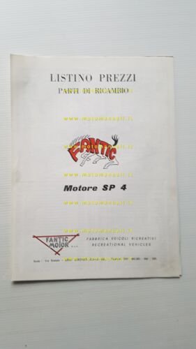 Fantic Motor Motore 50 SP 4 anni 70 catalogo ricambi …