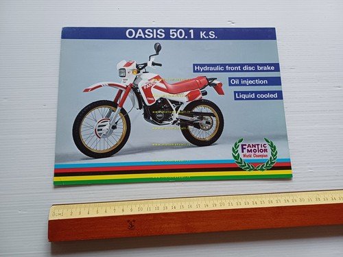 Fantic Motor Oasis 50.1 KS 1986 depliant ITALIANO originale