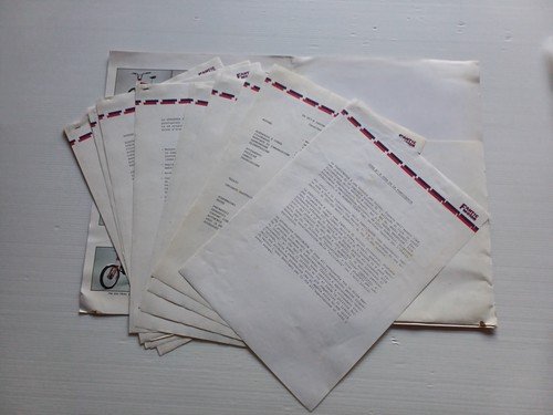 Fantic Motor presentazione nuovi modelli 1984 cartella stampa originale