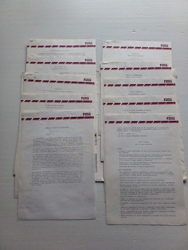 Fantic Motor presentazione nuovi modelli 1984 cartella stampa originale