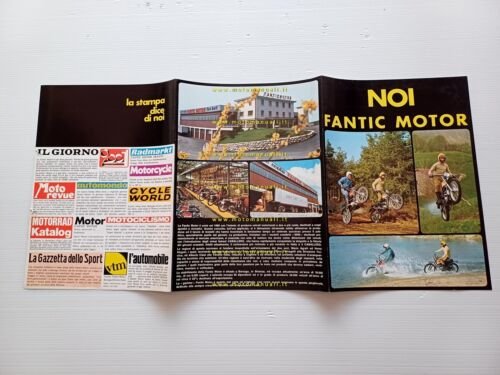 Fantic Motor produzione modelli 1972 depliant italiano originale
