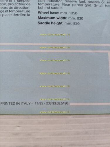 Fantic Motor Raider 50.1 1985-86 depliant originale italiano