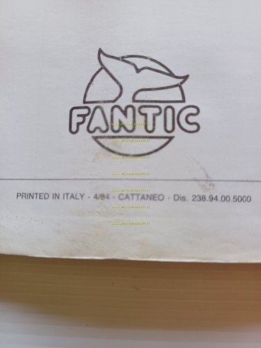 Fantic Motor Raider 50 FM 238 1984 manuale uso manutenzione …