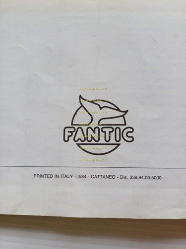Fantic Motor Raider 50 FM 238 1984 manuale uso manutenzione …
