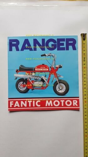 Fantic Motor Ranger 50 - Diablo Cross depliant originale ITALIANO …
