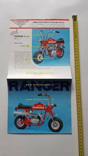 Fantic Motor Ranger 50 - Diablo Cross depliant originale ITALIANO …