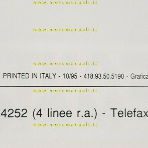 Fantic Motor SR 50 Scooter 1995 depliant originale ITALIANO brochure