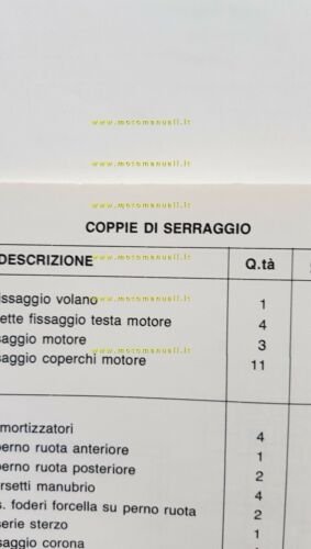 Fantic Motor Strada 50 FM 240 1982 manuale uso manutenzione …