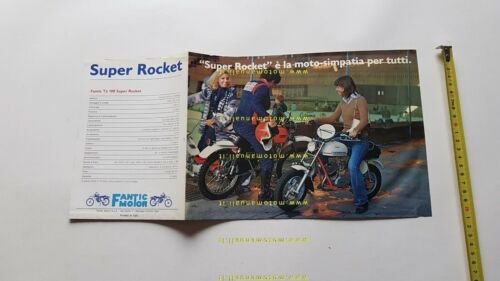 Fantic Motor Super Rocket 50 1979 depliant originale ITALIANO brochure