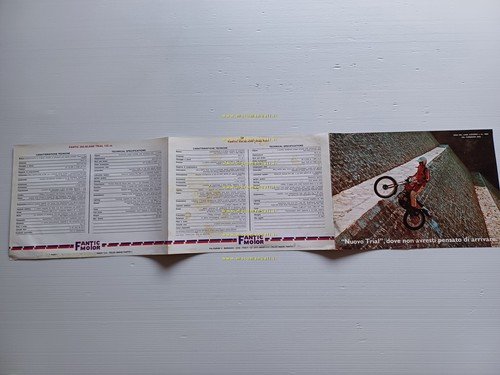 Fantic Motor Trail 125 - Trial 50 1979 depliant italiano …
