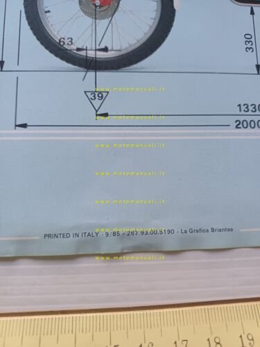 Fantic Motor Trial 125.1 1985 depliant italiano originale