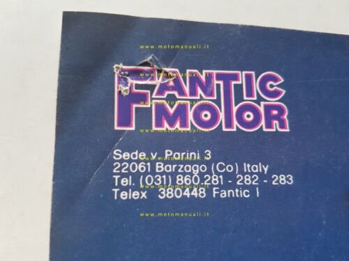 Fantic Motor Trial 125 1979 depliant italiano originale
