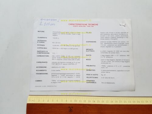Fantic Motor Trial 125 1979 depliant italiano originale