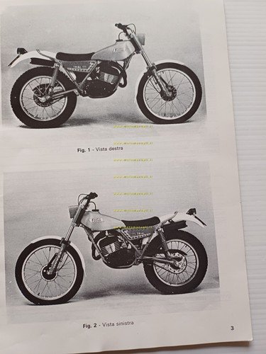 Fantic Motor Trial 125 FM 250.2 1982 manuale uso manutenzione …