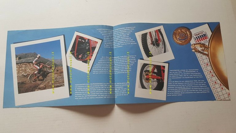 Fantic Motor Trial 125 Professional 1983 depliant originale moto