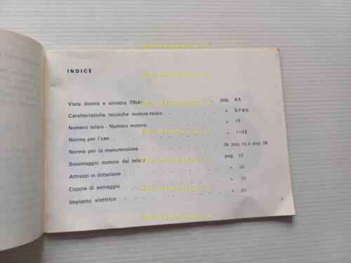 Fantic Motor Trial 125 TX 250 1978 manuale uso manutenzione …