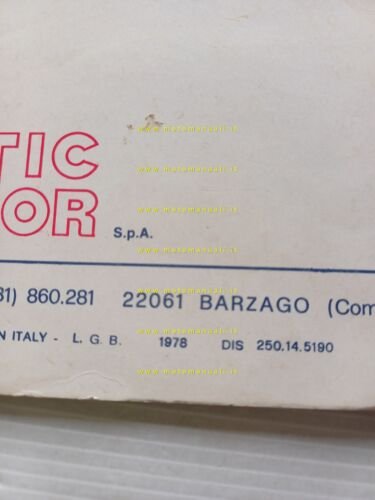Fantic Motor Trial 125 TX 250 1978 manuale uso manutenzione …