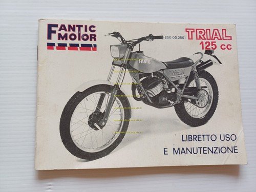 Fantic Motor Trial 125 TX 250 1980 manuale uso manutenzione …