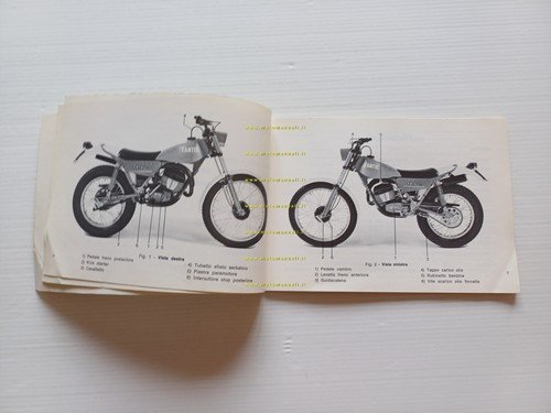 Fantic Motor Trial 125 TX 250 1980 manuale uso manutenzione …