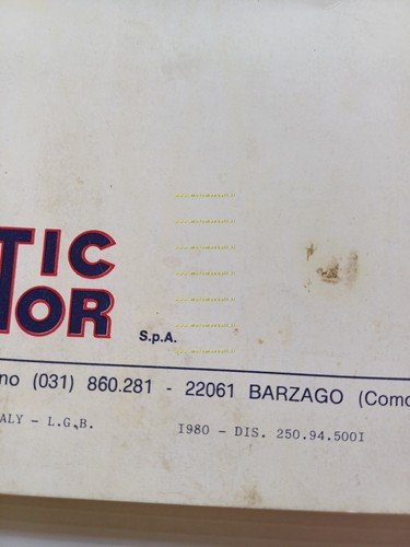 Fantic Motor Trial 125 TX 250 1980 manuale uso manutenzione …