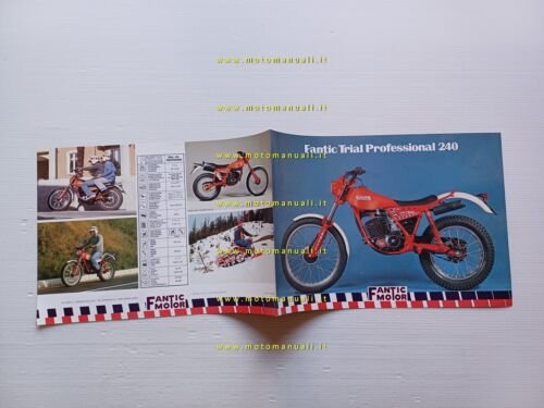 Fantic Motor Trial 240 Professional 1981-82 depliant italiano originale