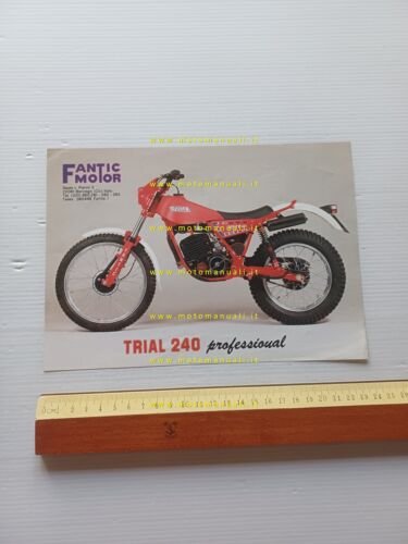 Fantic Motor Trial 240 Professional 1981 depliant italiano originale