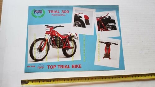 Fantic Motor Trial 300 Professional 1983 depliant originale moto brochure