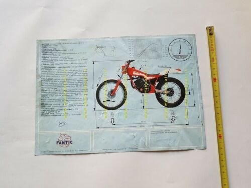 Fantic Motor Trial 301 1985 depliant originale moto