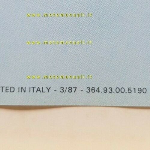 Fantic Motor Trial 303-125 Professional 1987 depliant originale moto