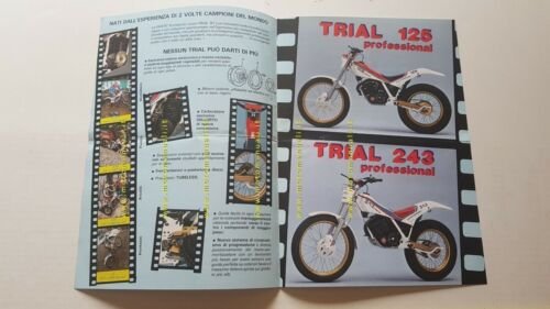 Fantic Motor Trial 303-243-125 Professional 1987 depliant originale moto