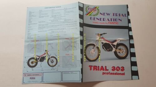 Fantic Motor Trial 303-243-125 Professional 1987 depliant originale moto