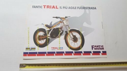 Fantic Motor Trial 303 Serie 2 Professional 1988 depliant originale …