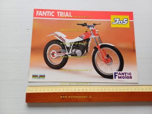 Fantic Motor Trial 305 -245- 125 1988 depliant italiano originale