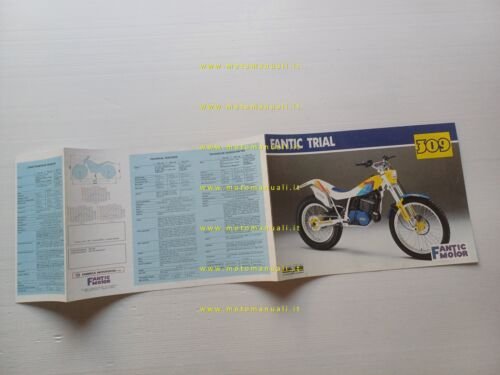 Fantic Motor Trial 309 1990 depliant italiano originale