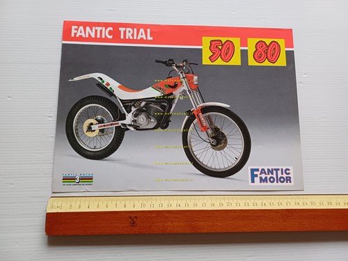Fantic Motor Trial 50 - Trial 80 1990 depliant italiano …