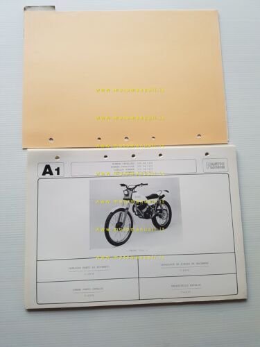 Fantic Motor TRIAL 50 1979 catalogo ricambi originale