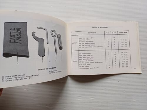 Fantic Motor Trial 50 1980 manuale uso manutenzione libretto istruzioni …