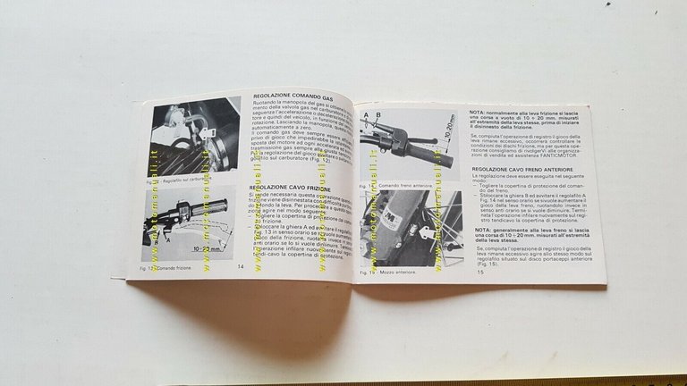 Fantic Motor Trial 50 Junior 1987 manuale uso originale moto …