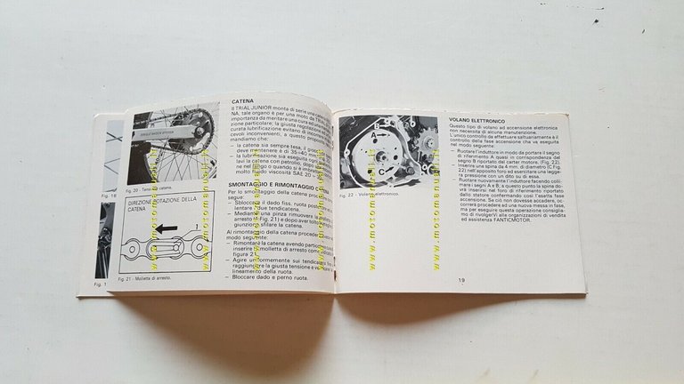 Fantic Motor Trial 50 Junior 1987 manuale uso originale moto …