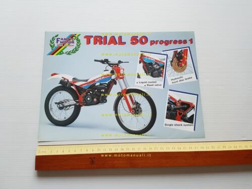 Fantic Motor Trial 50 Progress 1 1986-87 depliant originale italiano